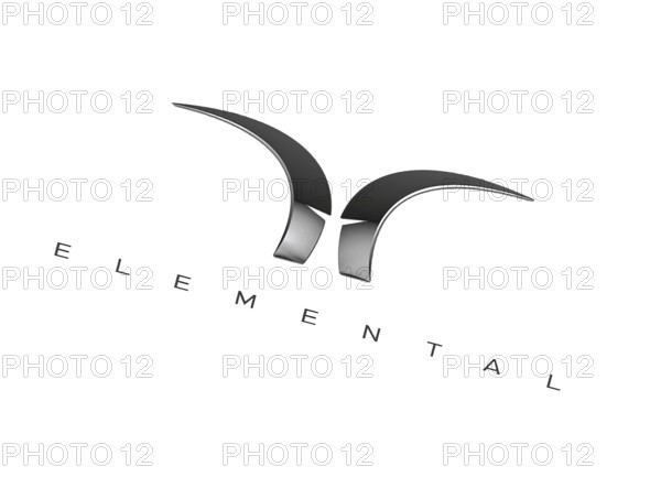 Rotated to right, Elemental Logo, Car, Logo
