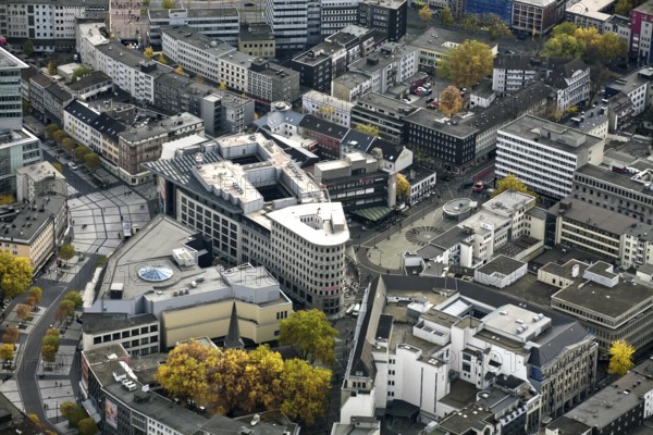Bochum city centre, Bochum, city, Ruhr area, North Rhine-Westphalia, city view, aerial view, overview