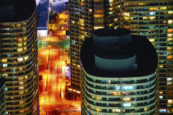 Yokohama night view. Shooting Location: Yokohama-city kanagawa prefecture