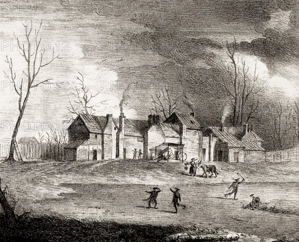 Pest house, Tothill Fields, Westminster, London, established in 1638