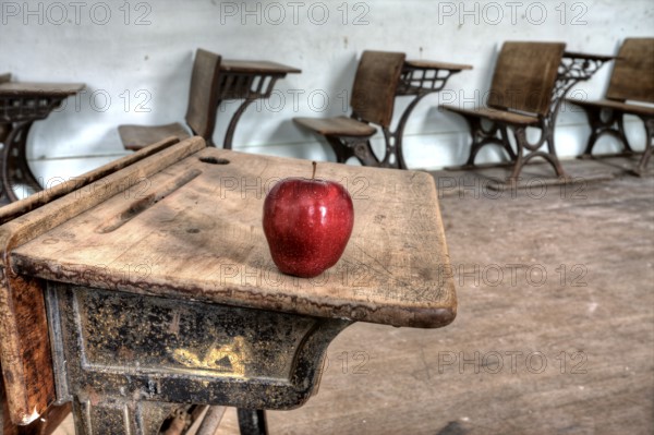 Abandoned School House one room Canada Saskatchewan