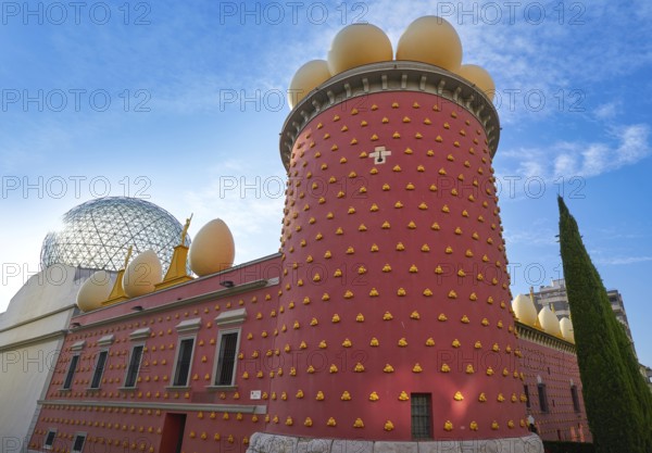 Salvador Dali museum in Figueres figueras of Catalonia Spain