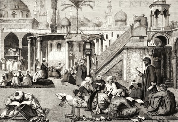 Al-Azhar Mosque, Cairo, Egypt, 19th century, Africa