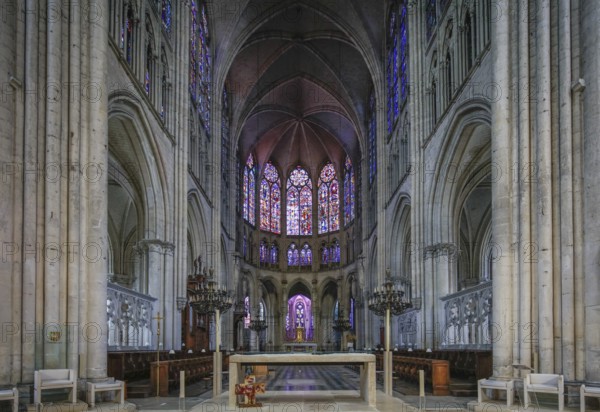 Saint-Pierre-et-Saint-Paul de Troyes Gothic Cathedral, Troyes, Aube department, Grand Est region, France, Europe