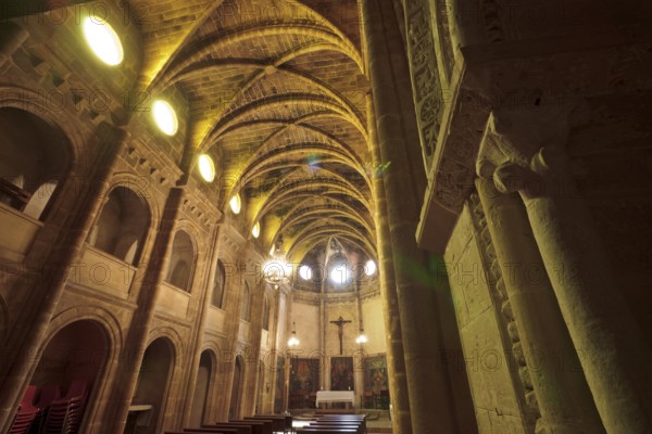 Chapel of the Temple, XIII century. Single nave with ribbed vault. Palma. Mallorca. Balearic Islands. Spain