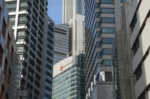 17.12.2017, Singapore, Republic of Singapore, Asia, Singapore's skyscrapers in the banking district at Raffles Place, Asia