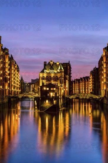 The Speicherstadt in Hamburg, city of Warehouses