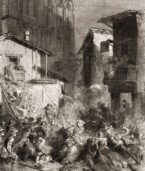 French troops at the siege of Freiburg, Franco-Dutch War, Dutch War, 1677