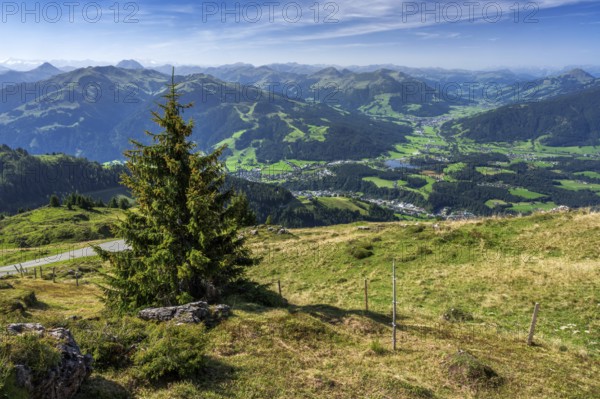 View from the Kitzbüheler Horn in Austria