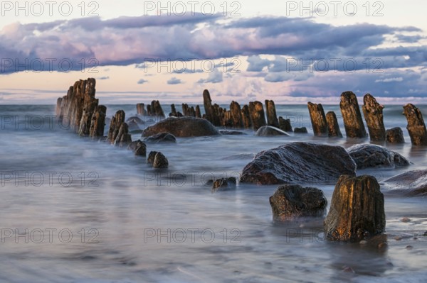 Evenings on the coast of the Baltic Sea