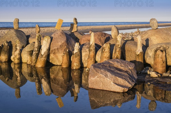 Groynes on the Baltic coast