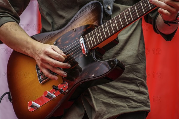 Of people play the guitar image. Shooting Location: Yokohama-city kanagawa prefecture