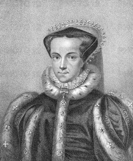 Mary I or Bloody Mary, 1516 - 1558, Queen of England and Ireland from 1553 until 1558, Maria I. Tudor