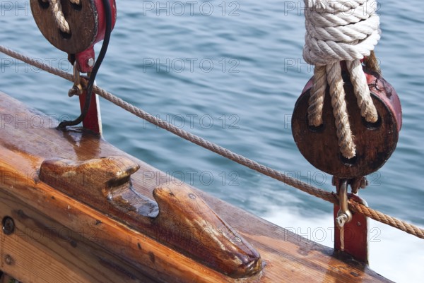 Classic sailing yacht