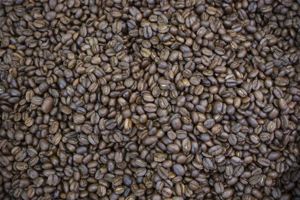 Coffee beans texture or coffee beans background