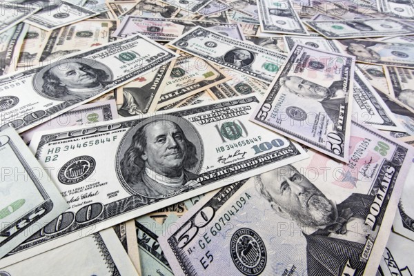 Dollar banknotes of the United States of America. Austria