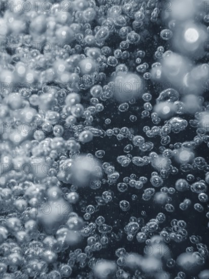 Air bubbles, underwater bubbles Abstract Background