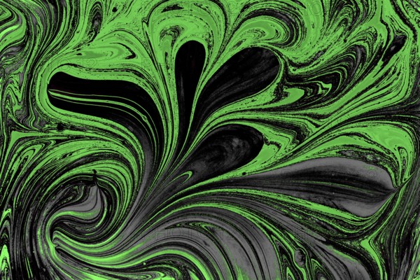 Abstract marbling floral pattern for fabric, tile design. background texture