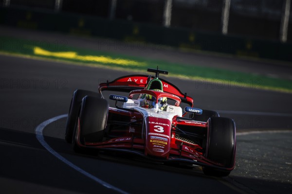 MELBOURNE, AUSTRALIA, MARCH 22: Oliver Bearman of Great Britain and Prema Racing during qualifying at the 2024 Formula 2 Australian Grand Prix at Albert Park in Melbourne, Australia, Oceania