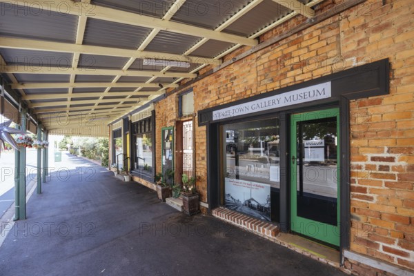 VIOLET TOWN, AUSTRALIA, DECEMBER 28 2023: Summer afternoon views of Violet Town township in Goulburn Valley, Victoria, Australia, Oceania