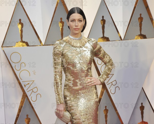 Jessica Biel at the 89th Annual Academy Awards held at the Hollywood and Highland Center in Hollywood, USA on February 26, 2017., Los Angeles, California, USA, North America