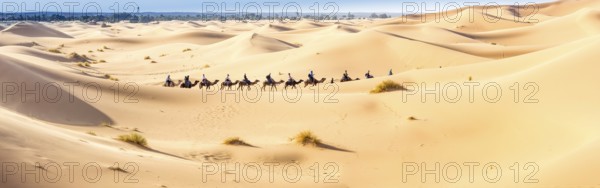 Merzouga in the Sahara Desert in Morocco