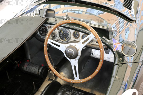 Cockpit Frazer Nash Mille Miglia from 1951, 10th Grand Prix Monaco Historique