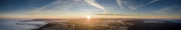 Fog at sunrise