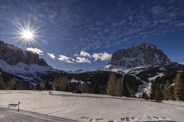 Sella Group and Sassolungo, South Tyrol, Italy, Europe