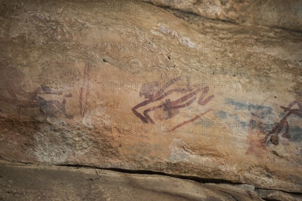 Aboriginal rock carvings, Kadadu National Park, Ubirr, or Obiri Rock, Northern Territory, Australia, Oceania