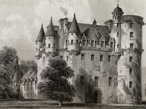Castle Fraser, near Kemnay, Aberdeenshire, Scotland, United Kingdom, Europe