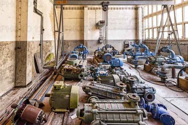 Waterworks machine hall Lost Places