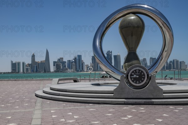Monument, Hublot company, luxury watches, Doha, Qatar, Orient, Middle East, Asia