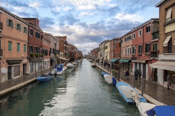 Rio dei Vetrai on Murano Island, District of Venice, Italy, Europe