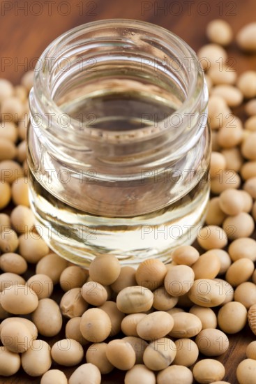 Soy beans and oil, lodz, poland