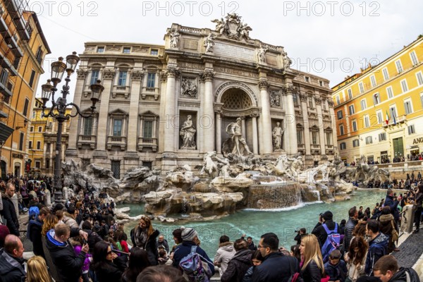 Italy, Rome. Trevi Fountain Austria, Europe