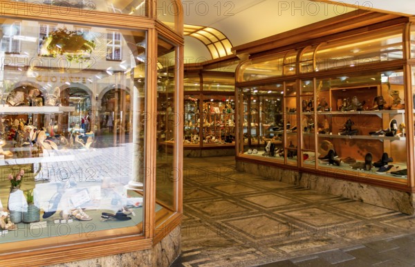 The Prinzipalmarkt with its historic gables is the business and shopping street in the centre of Münster's old town