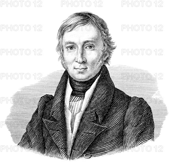 Johann Adam von Seuffert, 1794-1857, a German politician and lawyer, Johann Adam von Seuffert, 1794-1857, ein deutscher Politiker und Jurist