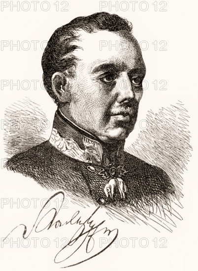 John Joseph Wenceslaus, Count Radetzky of Radetz, 1766, 1858, a Czech nobleman and Austrian general