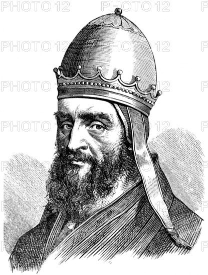 Pope Urban III, born Uberto Crivelli, reigned from 25 November 1185 to his death in 1187