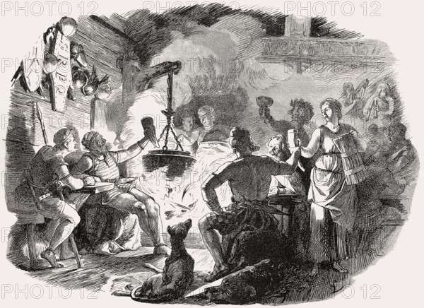 Ancient Germanic banquet, 1st century