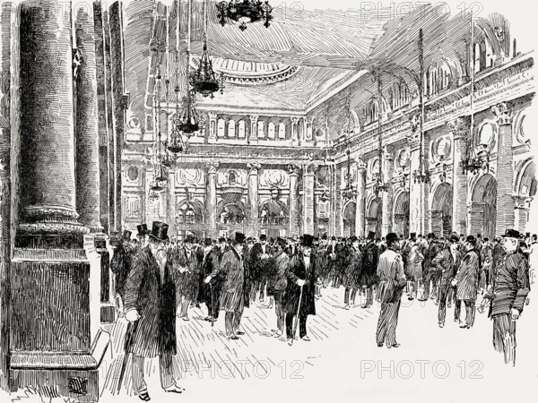The Royal Exchange, Manchester, England, UK, 19th century
