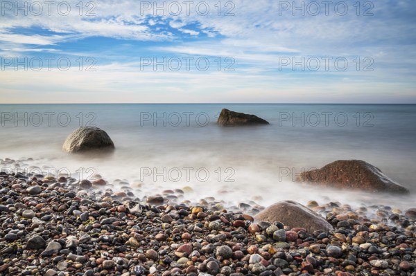 Stones on the Baltic coast near Elmenhorst