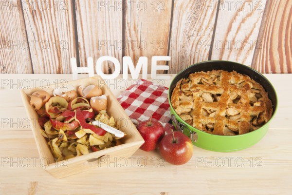 Fresh baked home made apple pie
