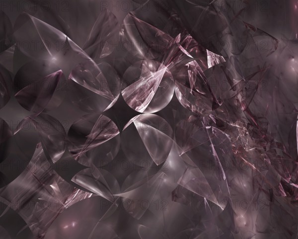 Abstract fractal background in dark lilac colours
