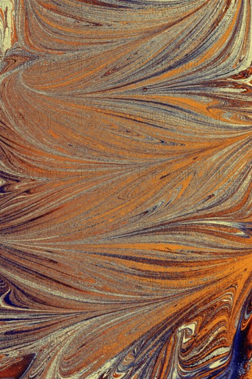 Abstract marbling floral pattern for fabric, tile design. background texture