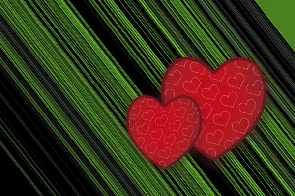 Elegant decorative heart pattern design for fabric, wallpaper, gift paper, banner, cover, poster, presentation, magazine, leaflet