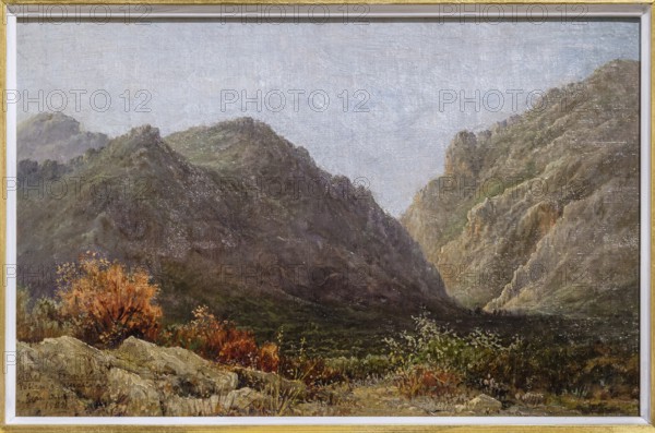 Estret de Ternelles, 1882, Joan O Neille Rosinyol, oil on canvas, pollensa museum, Majorca, Balearic Islands, Spain, Europe