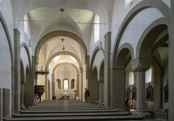 Heiningen, former monastery church of St Peter and Paul, view to the east