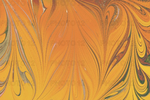 Abstract creative marble pattern texture. Traditional art of Ebru marbling